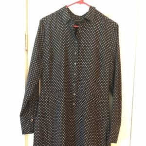 NWOT Banana Republic Long-Sleeved Button-up Dress